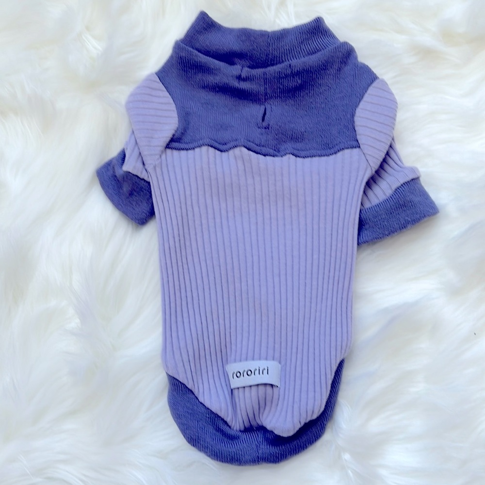 Rororiri Purple Two Toned Tee